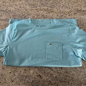 Boys Vineyard Vines Striped T-Shirt with Pocket